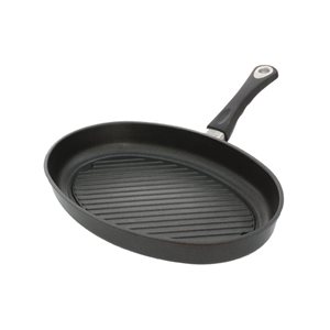 Fish frying grill pan, aluminum, 35 x 24 cm, induction - AMT Gastroguss