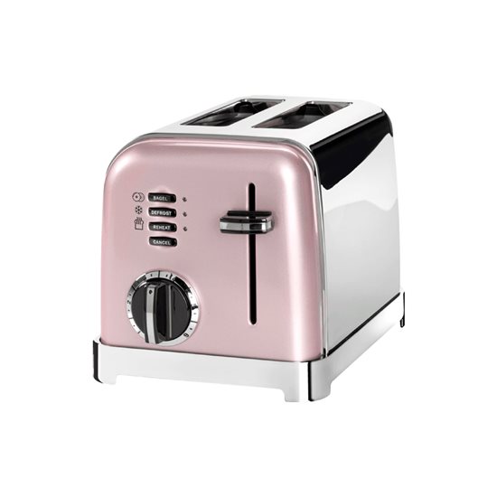 Brødrister med 2 slots, 900 W, Rose - Cuisinart