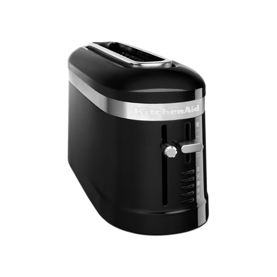 1-spors brødrister, "Design" -serien, Onyx Black - KitchenAid