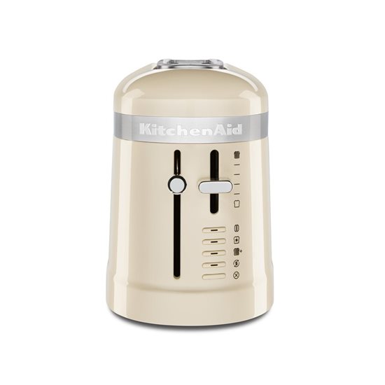 "Design" serisinden 1 yuvalı ekmek kızartma makinesi, "Almond Cream" rengi - KitchenAid markası