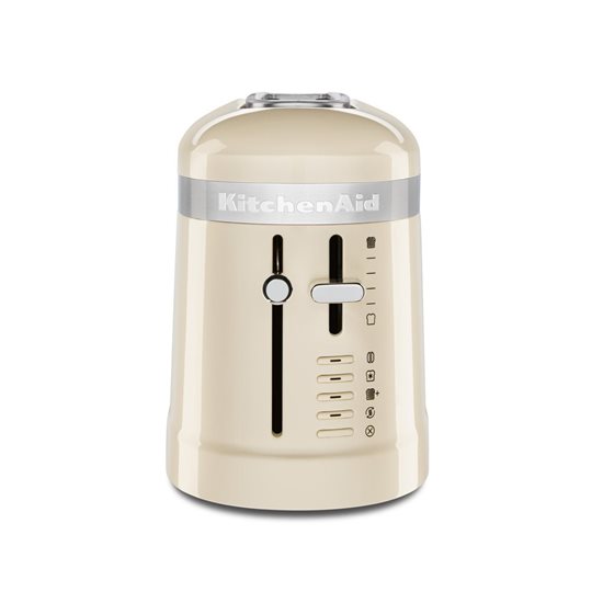 1-slot toaster from the "Design" range, "Almond Cream" color - KitchenAid brand