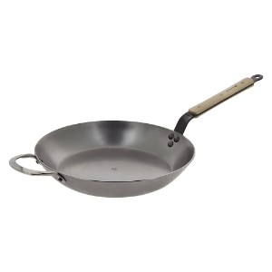 Frying pan, steel, 32cm, "Mineral B Bois" - de Buyer