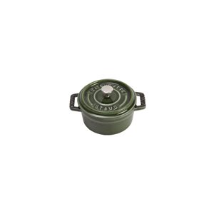 Cast iron mini-Cocotte cooking pot 10 cm/0,25 l, <<Basil>> - Staub 