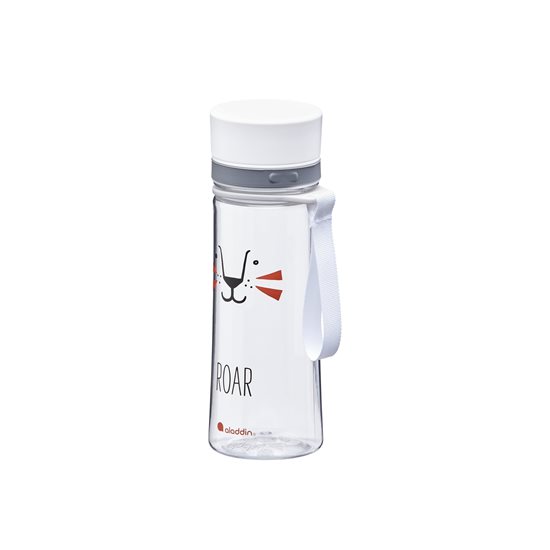 Garrafa de plástico Aveo de 350 ml, padrão de leão, Branco - Aladdin