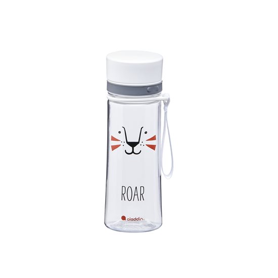 350 ml Aveo plastic bottle, lion pattern, White - Aladdin 