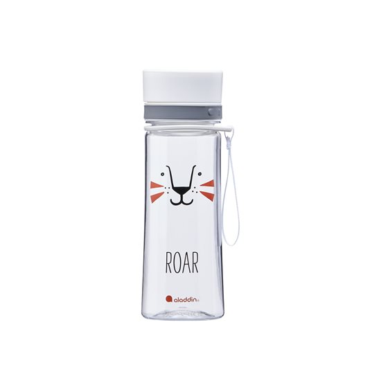 350 ml Aveo plastic bottle, lion pattern, White - Aladdin 