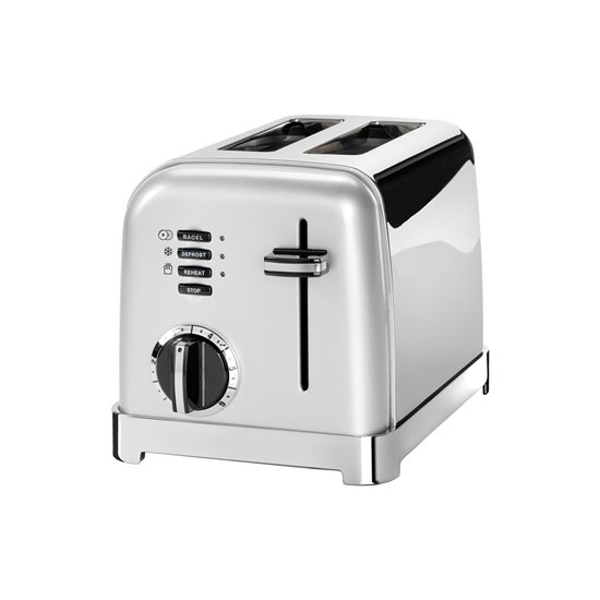 Toaster with 2 slots, 900 W, "Pearl Grey" - Cuisinart