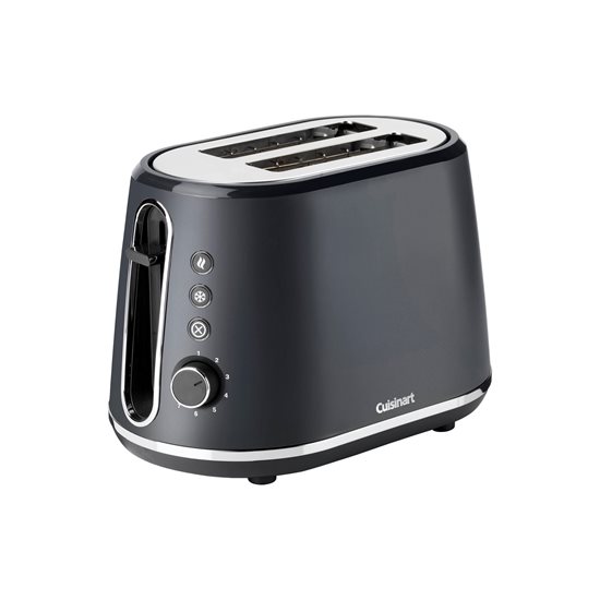 2 yuvalı tost makinesi, 900 W, "Kömür Grisi" - Cuisinart