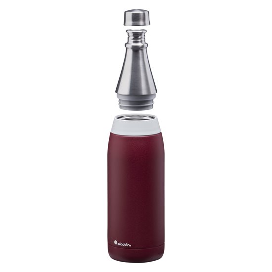 Rostfritt stål Fresco Thermavac flaska 600 ml, "Burgundy Red" - Aladdin