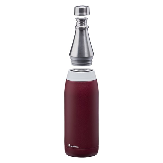 Nerezová ocel "Fresco Thermavac" láhev, 600 ml, Burgundy Red - Aladdin