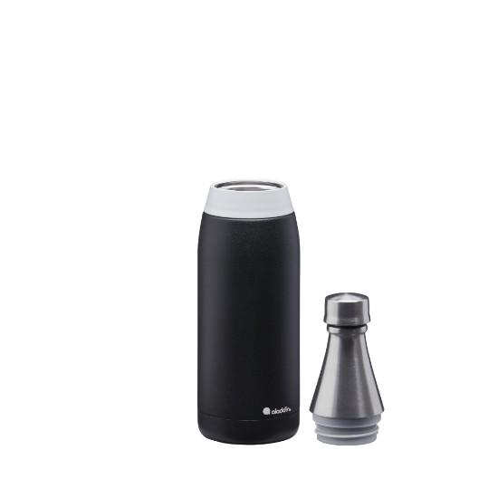 Fresco Thermavac bottle 600 ml, stainless steel, Lava Black color - Aladdin brand