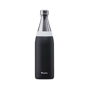 Бутылка Fresco Thermavac 600 мл, нержавеющая сталь, цвет Lava Black - бренд Aladdin