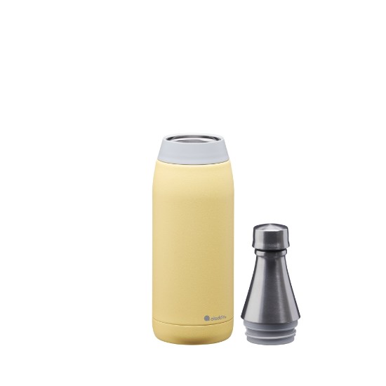 "Fresco Thermavac" rozsdamentes acél palack 600 ml, Lemon - Yellow - Aladdin