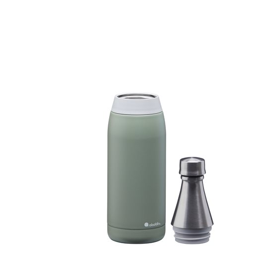 Stainless steel Fresco Thermavac bottle 600 ml, Sage Green - Aladdin