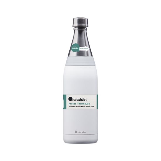 Garrafa de aço inoxidável "Fresco Thermavac" 600 ml, <<Snowflake White>> - Aladdin