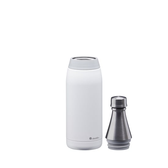 "Fresco Thermavac" stainless steel bottle 600 ml, <<Snowflake White>> - Aladdin