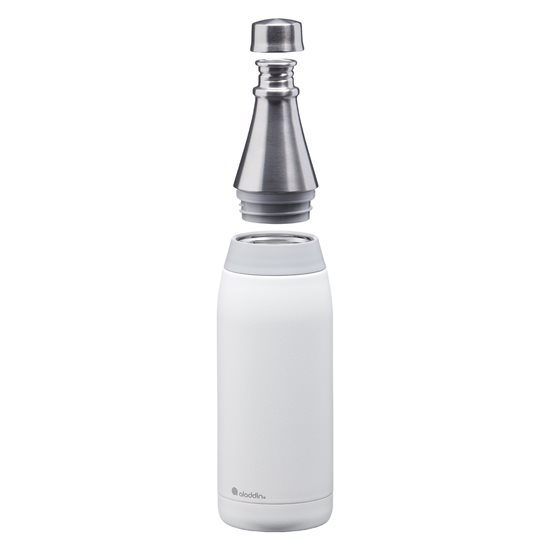 Μπουκάλι από ανοξείδωτο χάλυβα "Fresco Thermavac" 600 ml, <<Snowflake White>> - Aladdin