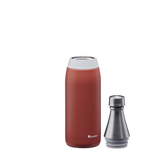 "Fresco Thermavac" stainless steel bottle 600 ml, <<Terracotta>> - Aladdin