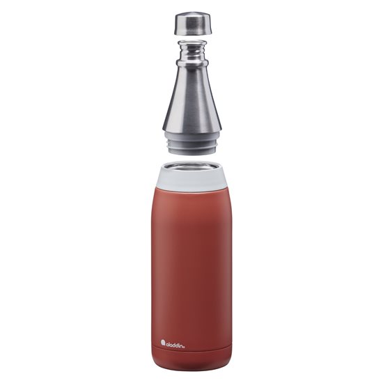 "Fresco Thermavac" stainless steel bottle 600 ml, <<Terracotta>> - Aladdin