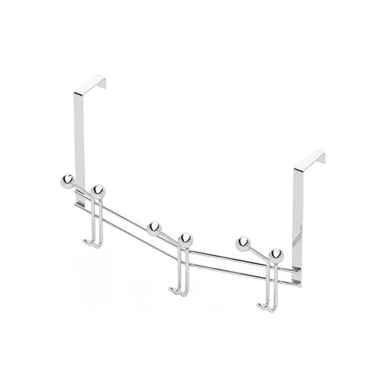 3-hook rack for bath towels, 30 x 20 x 6 cm - Tekno-tel