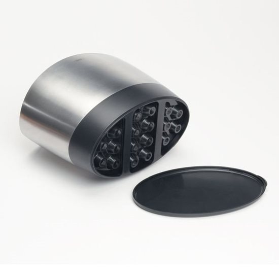 Suporte para utensílios de cozinha, 21 x 12 x 16 cm, aço inoxidável - OXO