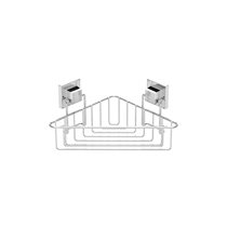Bathroom shelf, adhesive, 21 x 21 x 15 cm - Tekno-tel