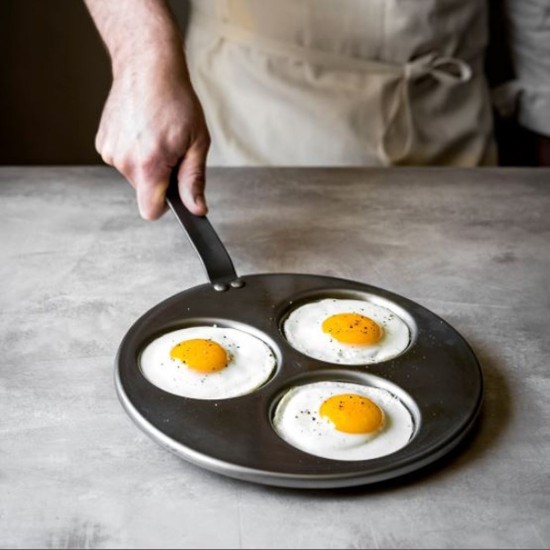 "CARBONE PLUS" paistinpannu Blinis-pannukakkuille, 27 cm - "de Buyer" merkki