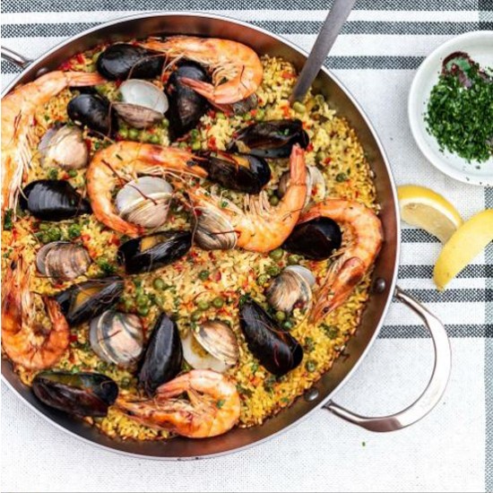 Ταψί Paella, ατσάλι, 32cm, "Mineral B" - de Buyer