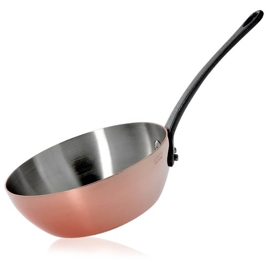 "Inocuivre First Classe" saute pan, 24 cm / 2.9 l, bil-manku tal-ħadid fondut - marka "de Buyer"