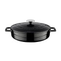 Casserole, Fonte, 28 Cm, Gamme "Folk", Noire - Marque Lava-image