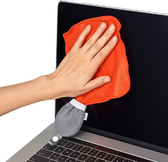 3-piece cleaning set for keyboard and laptop screen, nylon & microfiber - OXO