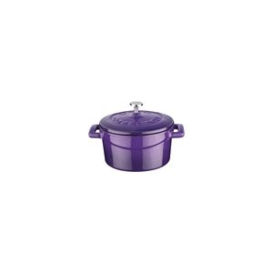 Saucepan, "Folk" range, cast iron, 10 cm, purple - LAVA brand