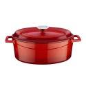 CaçArola Oval, Ferro Fundido, 31 Cm / 5 L, Gama "Trendy", Vermelho - L-image