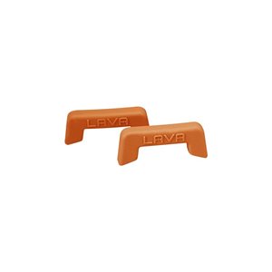 Комплект от 2 дръжки, силикон, цвят оранжев - марка LAVA