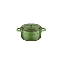 Saucepan <Trendy>, cast iron, 14 cm, green - LAVA