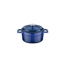 Saucepan, "Trendy" range, cast iron, 14 cm, blue - LAVA brand