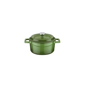 Mini-steelpan, gietijzer, 12cm/0,53L, "Trendy", groen - LAVA