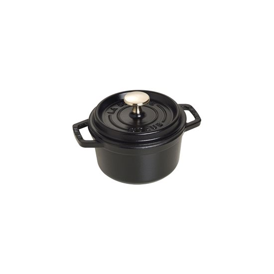 Lonac za kuhanje Cocotte, lijevano željezo, 14 cm/0,8L, Black - Staub