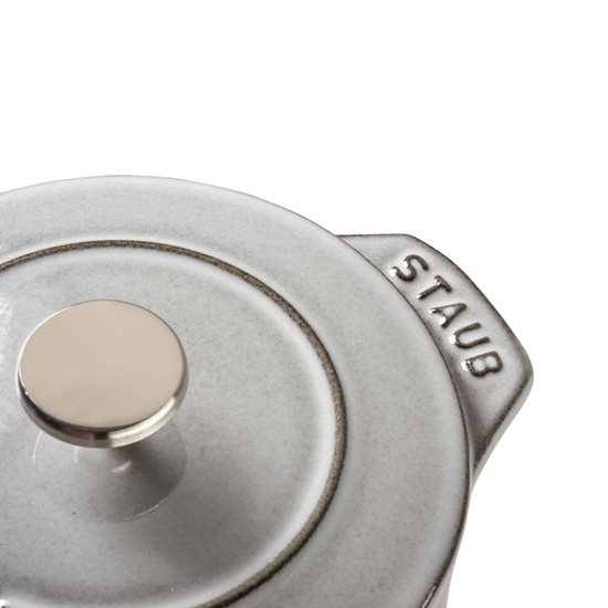 Мини-Cocotte лонац за кување пиринча, ливено гвожђе, 12цм/0.75Л, Graphite Grey - Staub