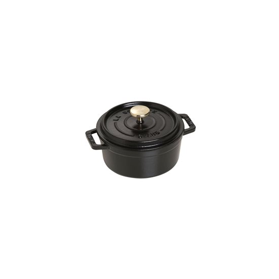 Cocotte lonac za kuvanje, liveno gvožđe, 12cm/0.4L, Black - Staub