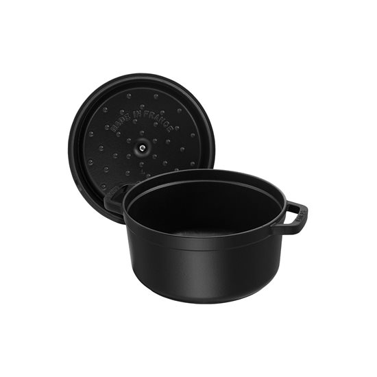 Cocotte lonac za kuvanje, liveno gvožđe, 18 cm/1.7L, Black - Staub