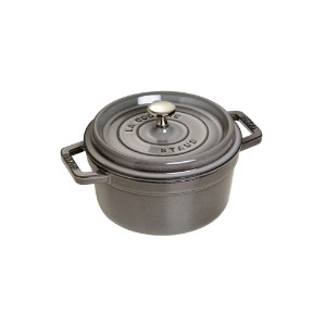 Cocotte cooking pot, cast iron, 20 cm/2.2L, Graphite Grey - Staub