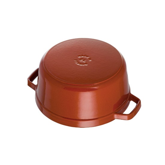 Öntöttvas Cocotte főzőedény, 24 cm/3.8 l, Cinnamon - Staub