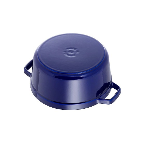 Cocotte cooking pot, cast iron, 24 cm/3.8 l, Dark Blue - Staub