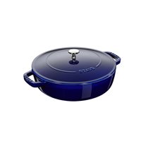 "Chistera" cooking dish 24 cm, "Dark Blue" colour - Staub