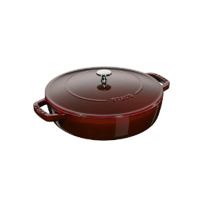 Chistera casserole dish, cast iron, 24 cm Grenadine - Staub