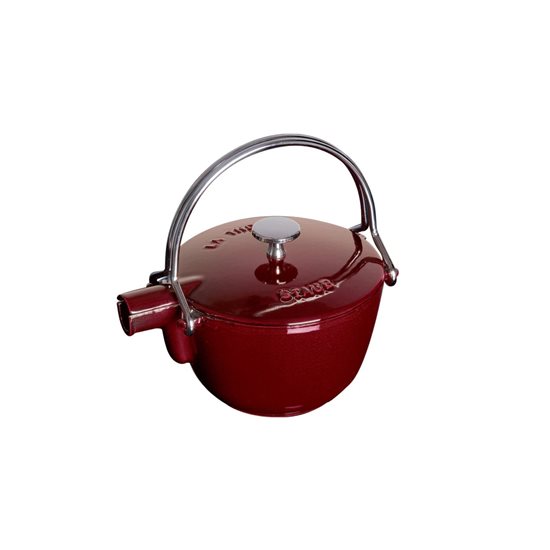 Cast iron tea kettle, 16,5 cm/1.15L, Grenadine - Staub 