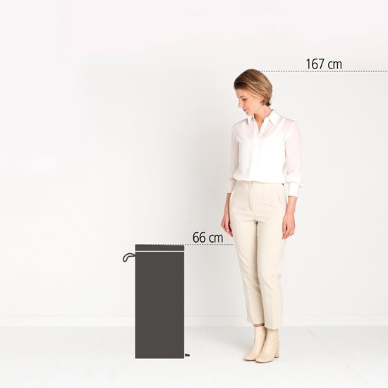 "Flatback Plus" trash bin with pedal, 30 L, <<Mineral Concrete Gray>> - Brabantia