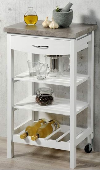 Table de service, 47 x 37 x 85 cm, MDF - Kesper