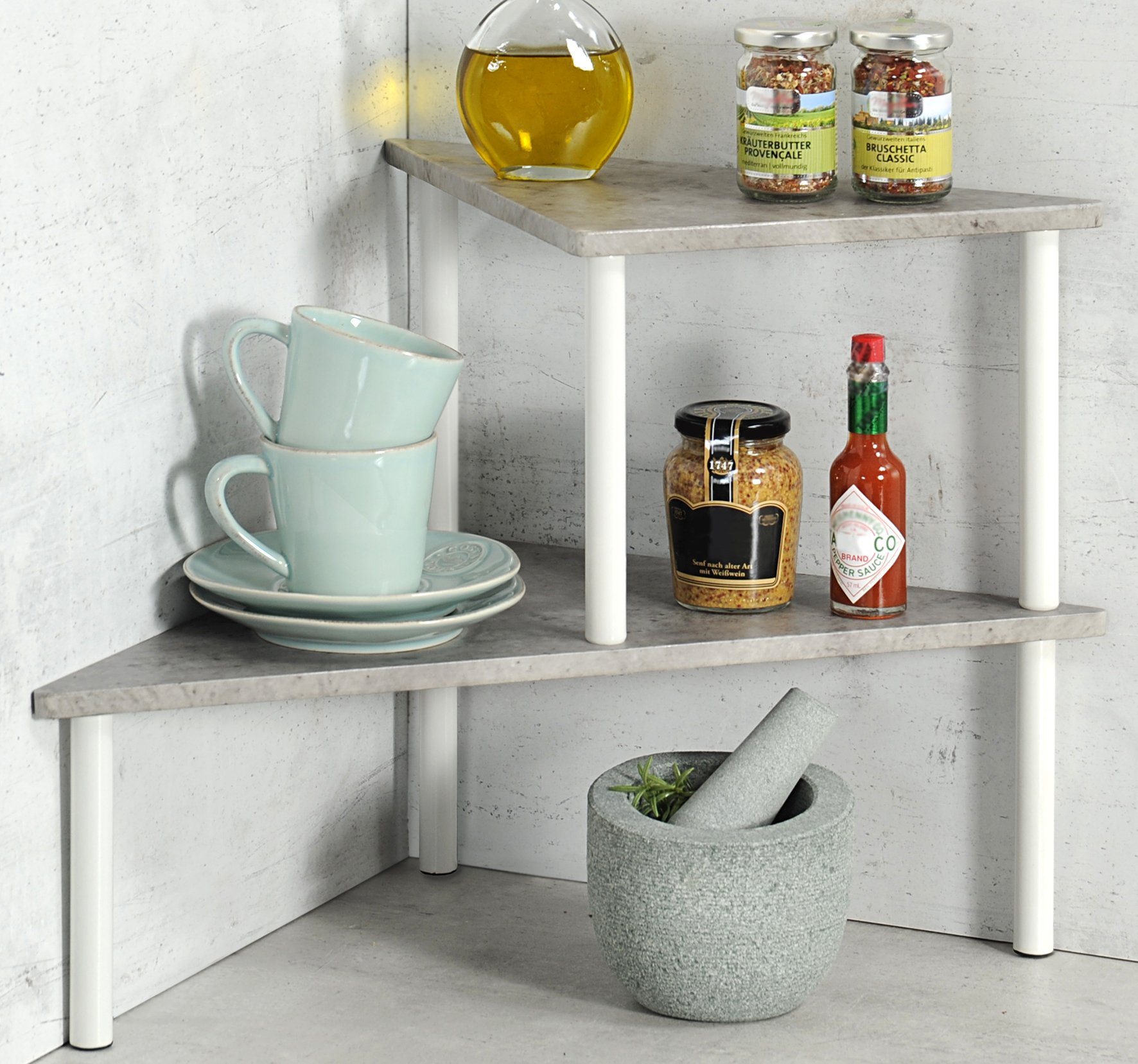 2-tier kitchen shelf, 53 × | KitchenShop 38 - Kesper × cm 38